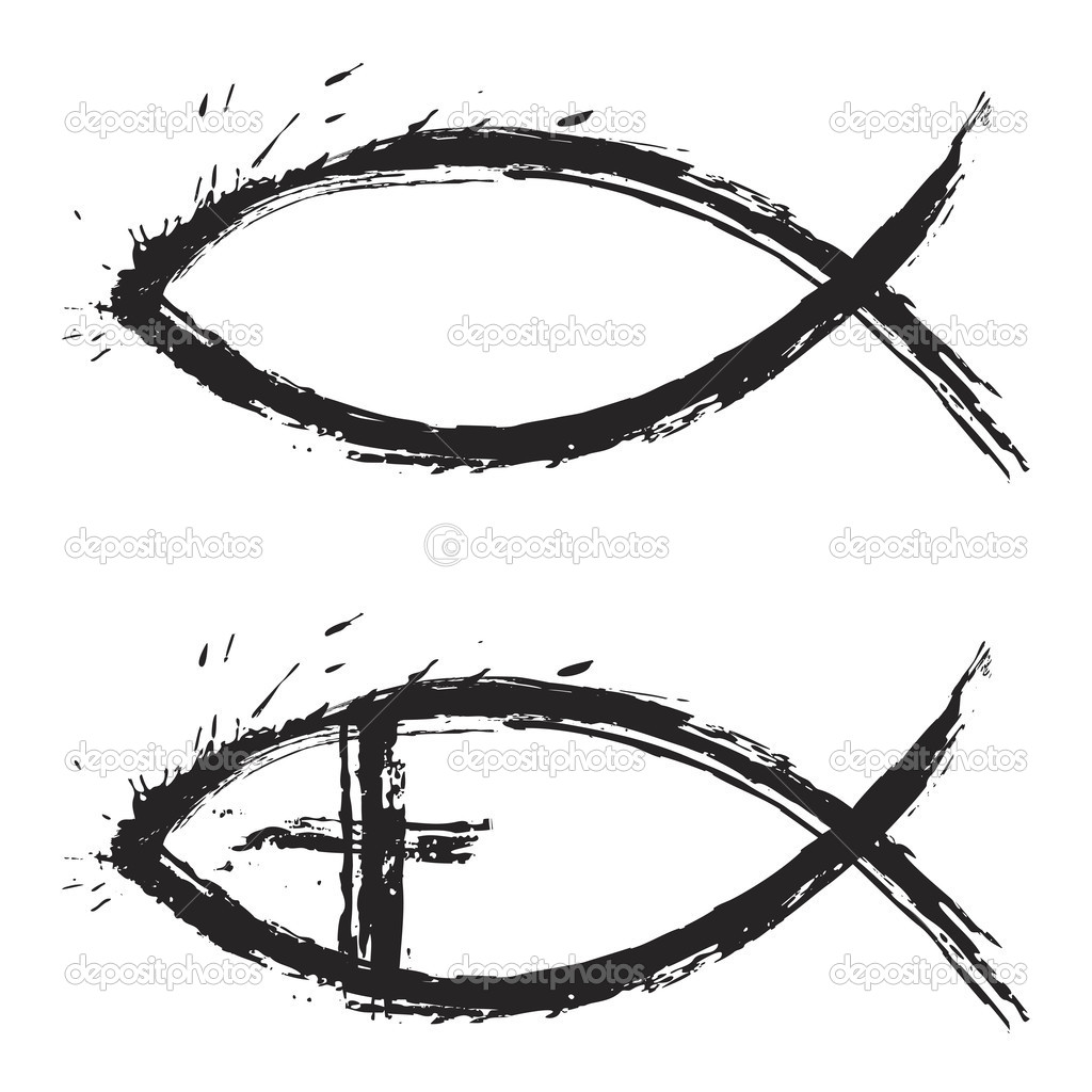 Christian Fish Symbol Vector