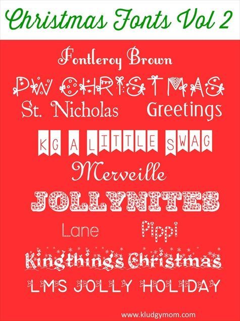 Christmas Fonts