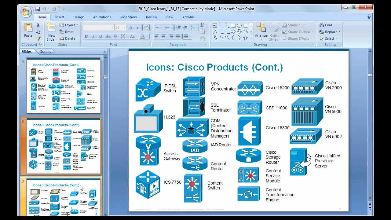 14 Powerpoint Network Diagram Icons Images