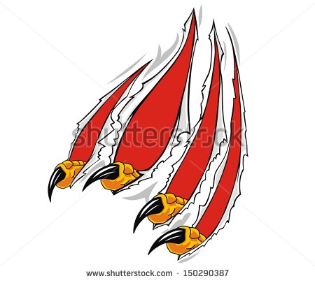 Claw Scratch Vector