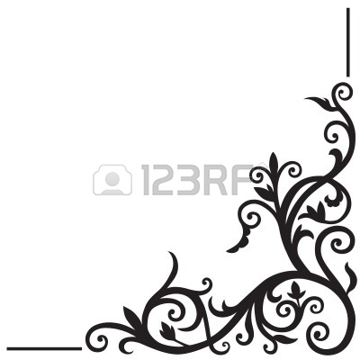 Corner Floral Designs Patterns