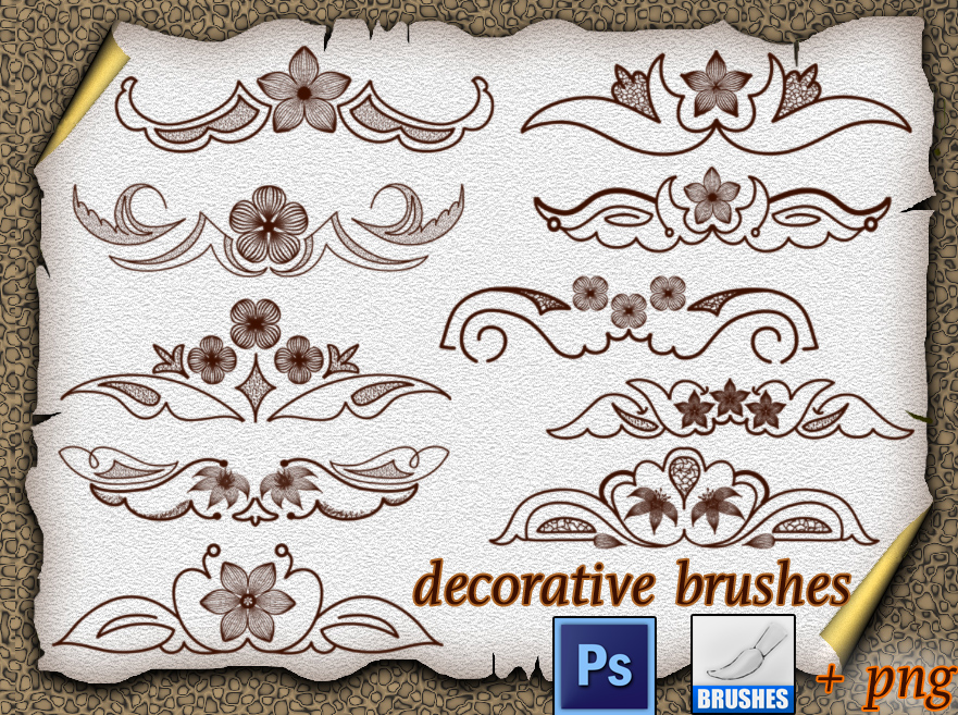 Decorative Photoshop Brushes