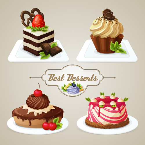 Dessert Vector Graphics