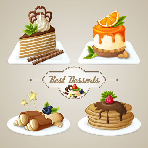 Dessert Vector Graphics