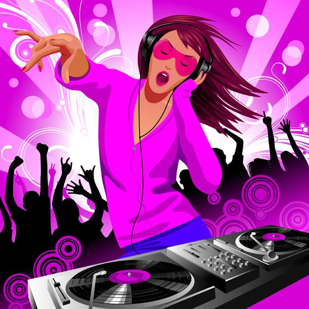 DJ Dance Party Clip Art Free