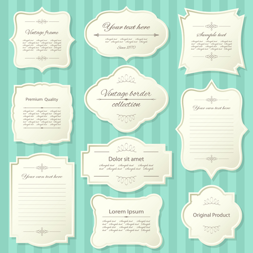 Elegant Border Design Paper