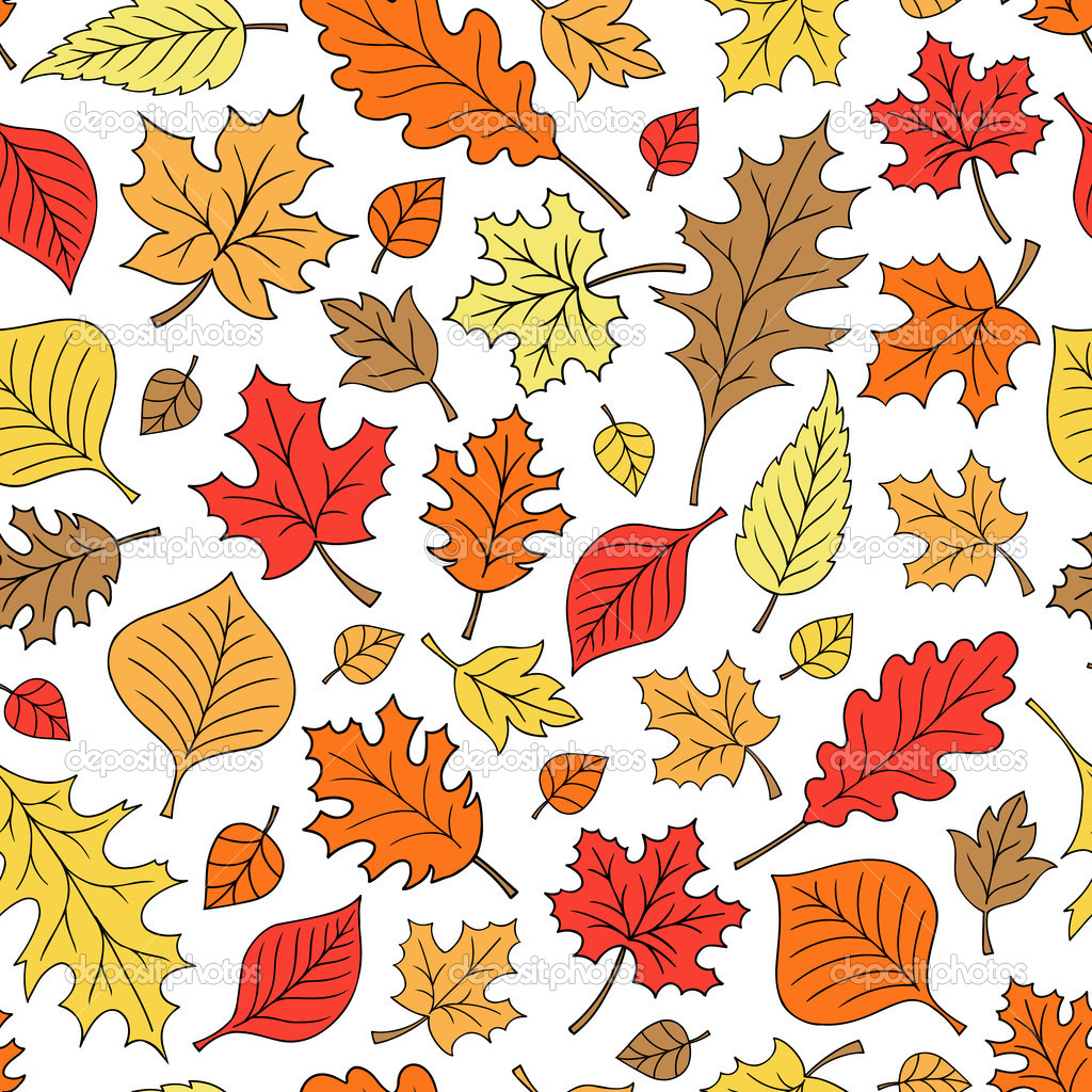 Fall Leaf Pattern Vector
