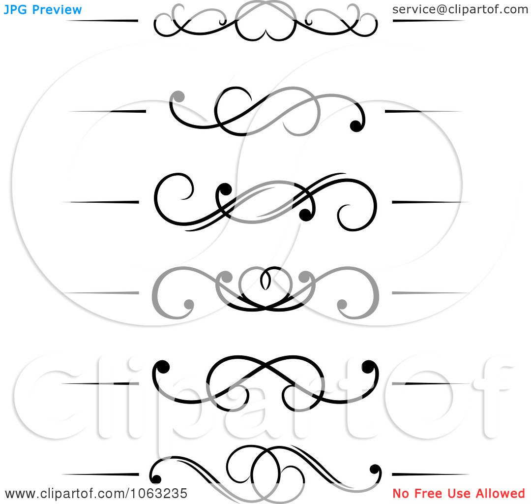 Flourish Border Clip Art Free