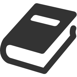 Free Black and White Book Icon