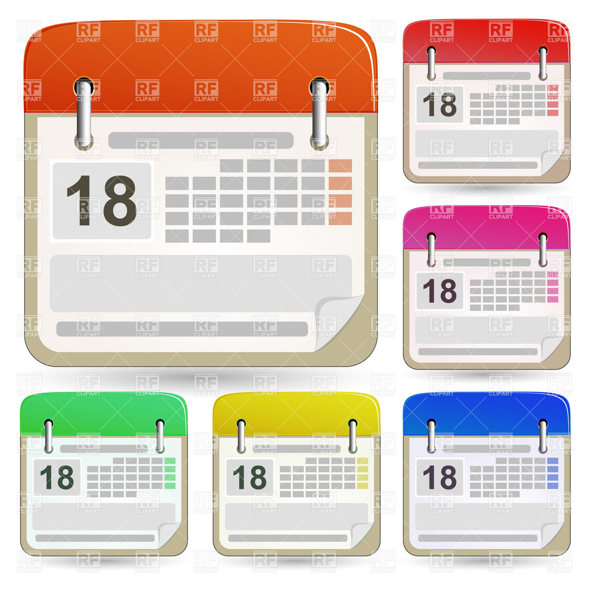 Free Calendar Icons Download