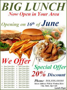 Free Lunch Flyer Templates Free Lunch Flyer Templates