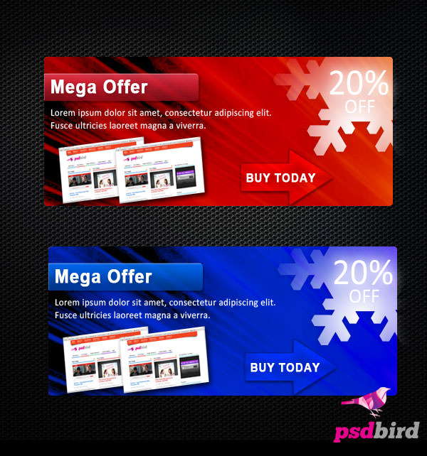 Free PSD Web Banner Templates