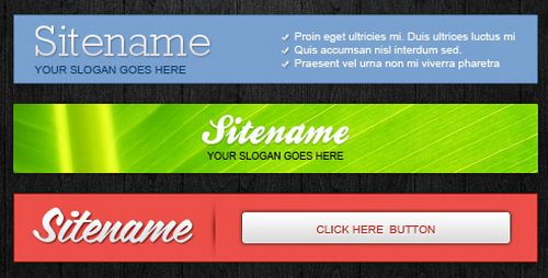 Free PSD Web Banner Templates