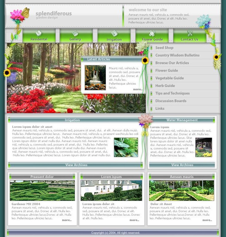 Free PSD Website Template Free PSD Website Template