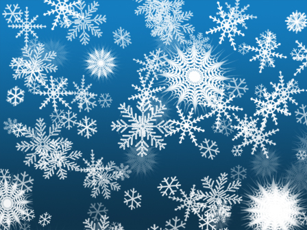 Free Snow Flakes Photoshop Brush