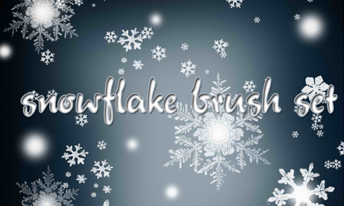 Free Snowflake Photoshop Brushes