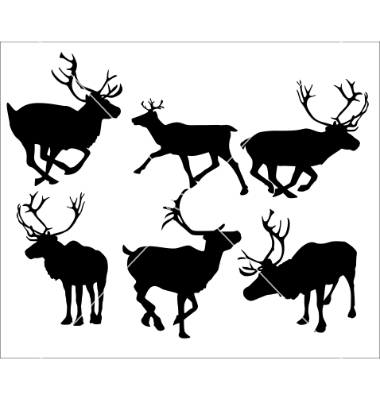 Free Vector Clip Art Reindeer