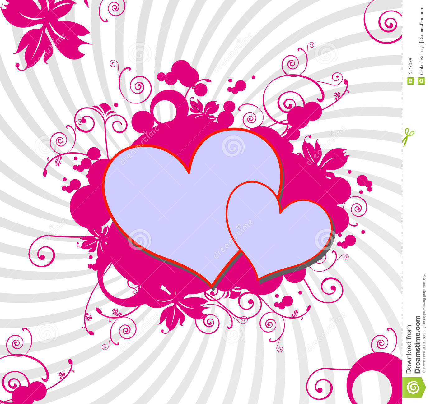 Free Vector Love Background