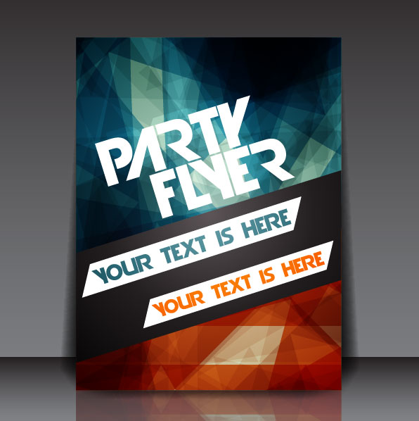 Free Vector Party Flyer Templates