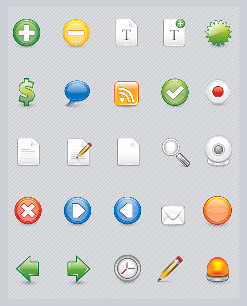 Free Vector Web Icons