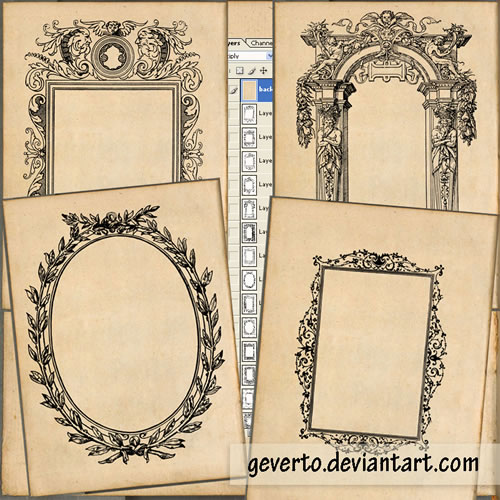 Free Vintage Frames Photoshop