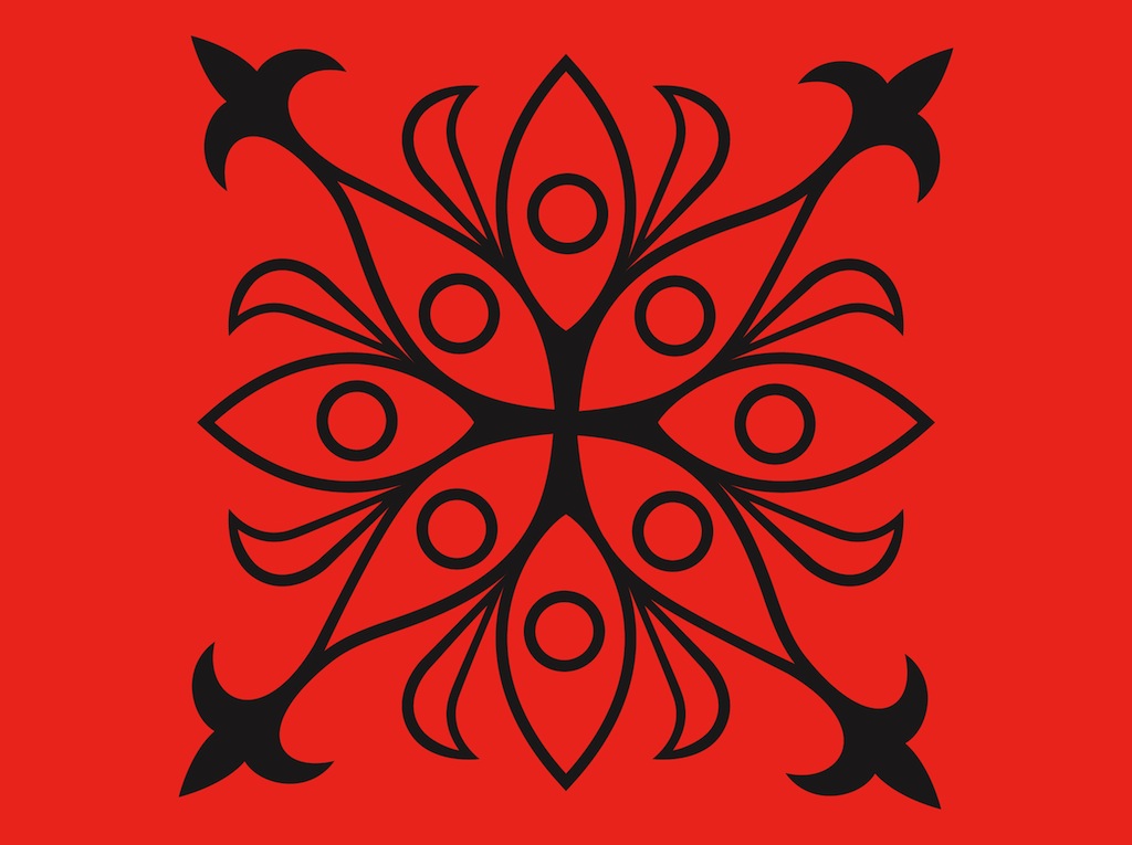 Geometric Flower Vector Geometric Flower Vector