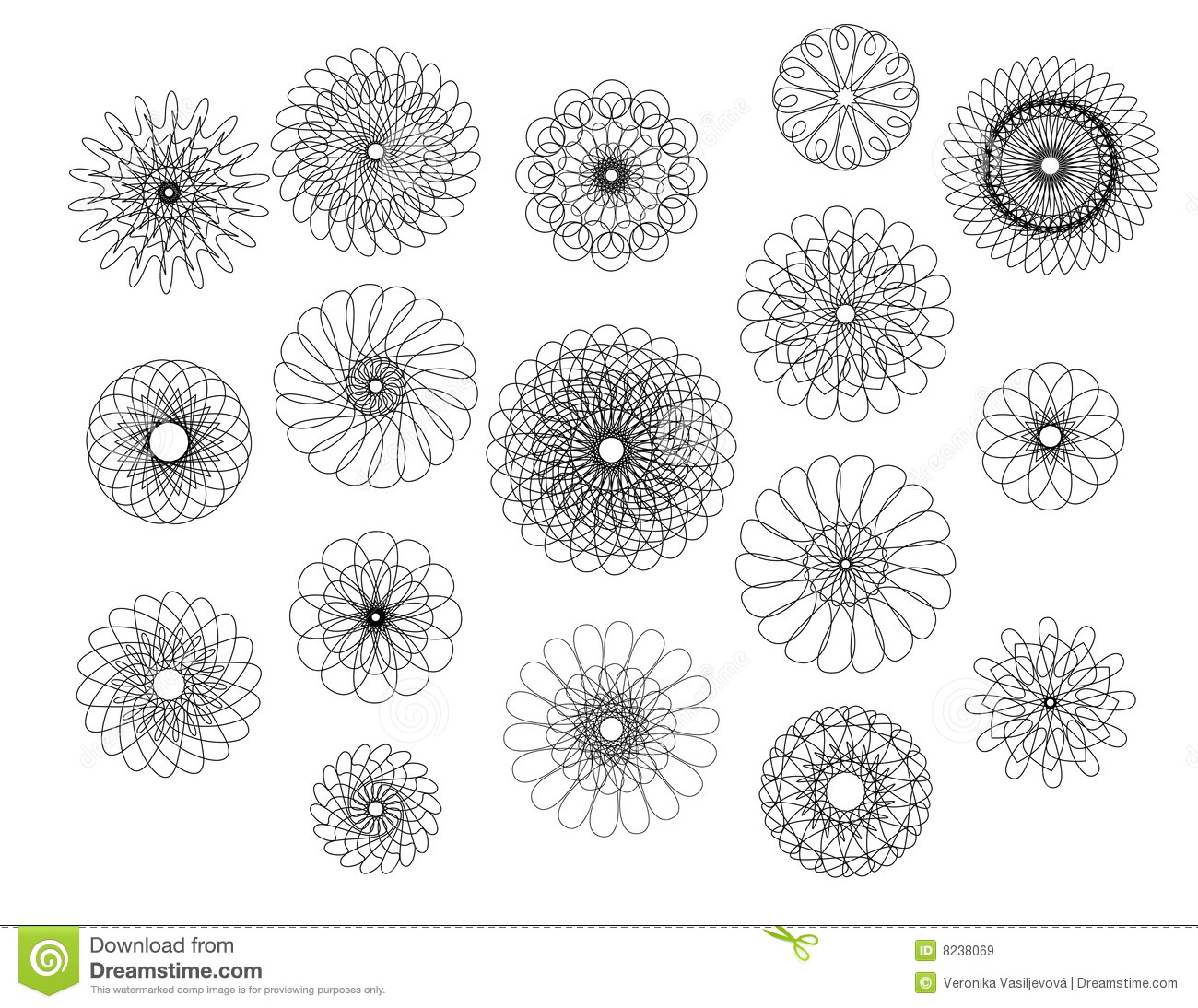 Geometric Flowers Geometric Flowers