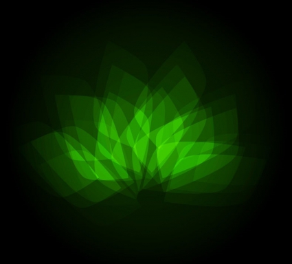 Geometric Neon Green Graphic