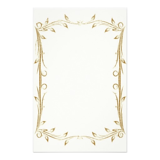 Gold Elegant Paper Borders Designs