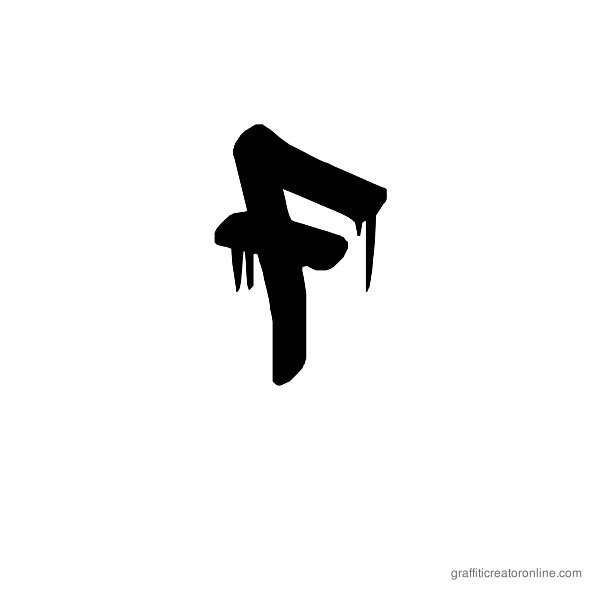 Graffiti Dripping Letter Font