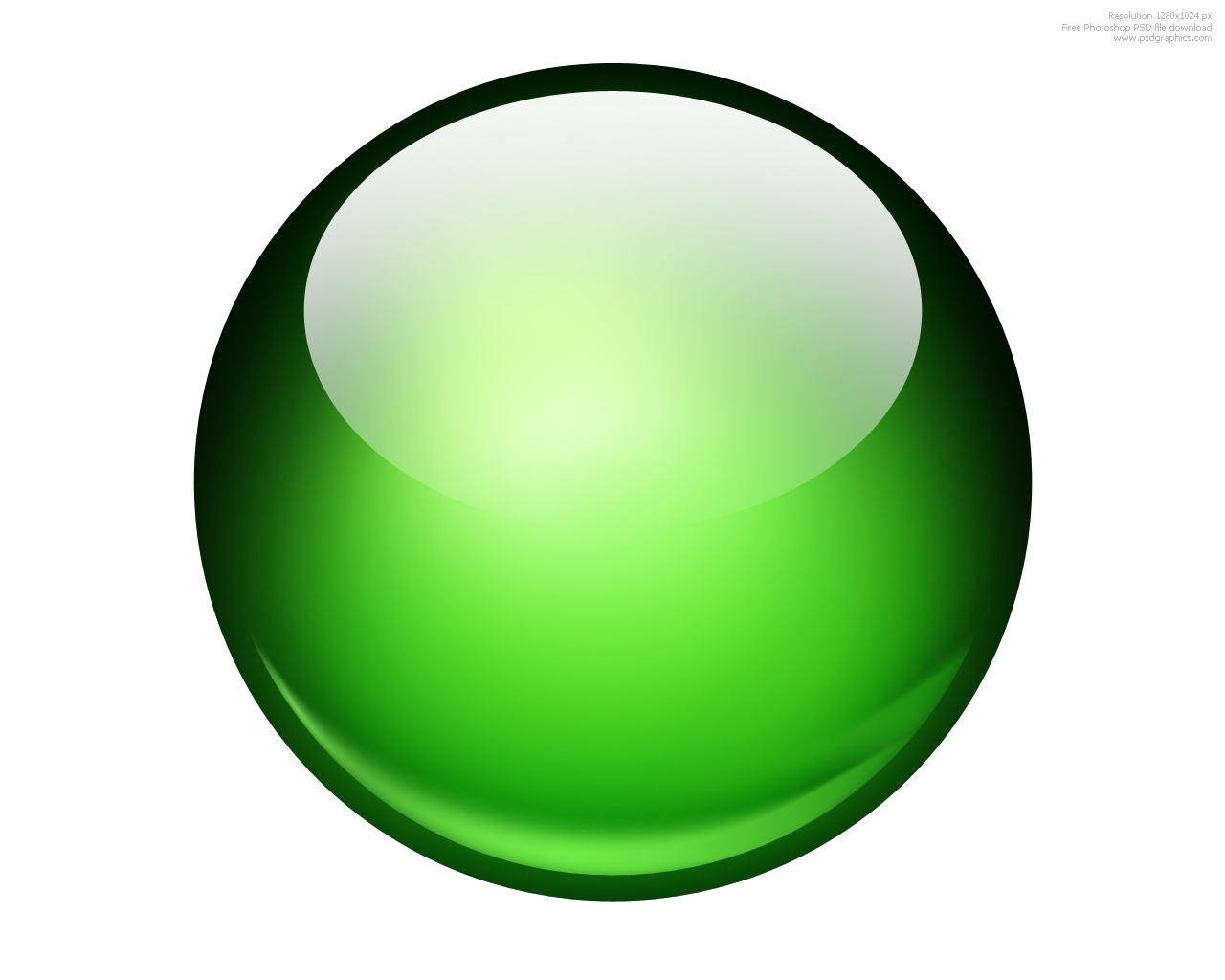 Green Ball Icon Green Ball Icon
