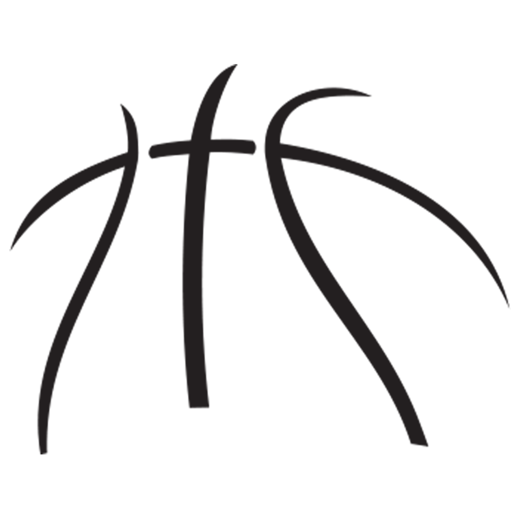 Half Basketball Logos Clip Art