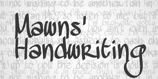 Handwriting Fonts Free Download