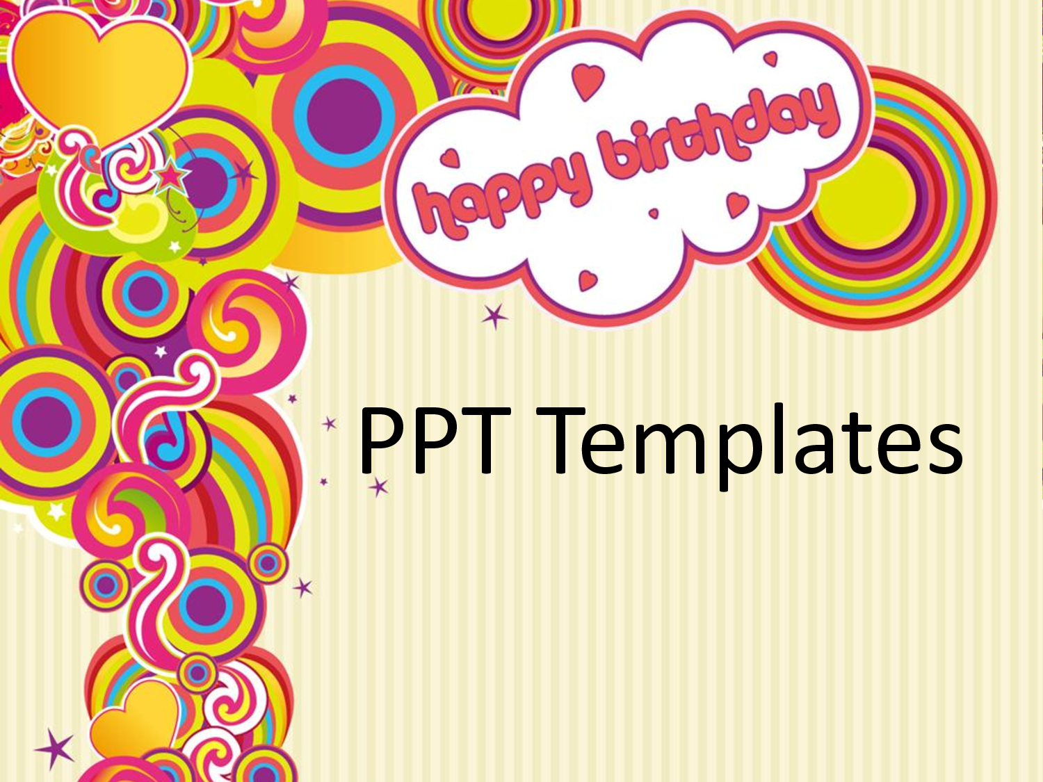 Happy Birthday PowerPoint Template Free