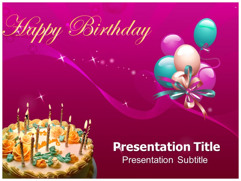 Happy Birthday PowerPoint Template