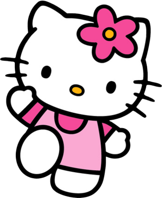 Hello Kitty Thumbs Up Cartoon