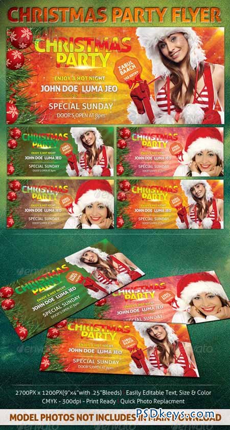 Holiday Party Flyer Templates Free