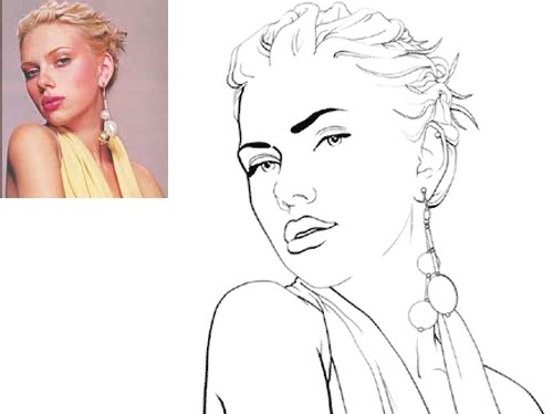 How to Turn Photo into Line Drawing Photoshop