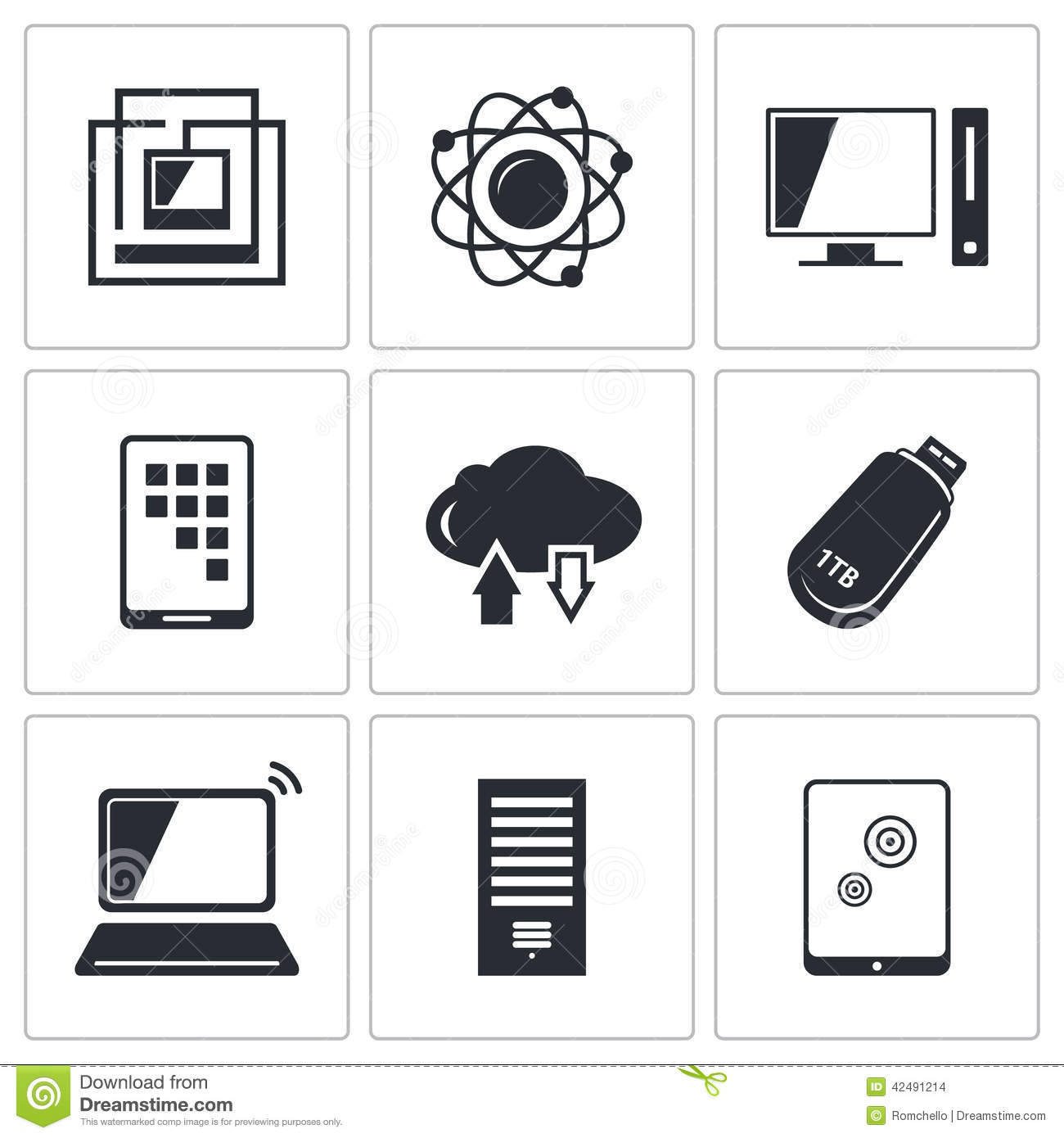 Information Technology Icon Collection Information Technology Icon Collection