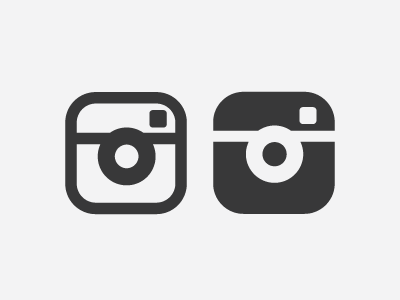 10 White Instagram Icon Vector Images