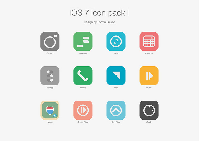 iOS 7 Icons