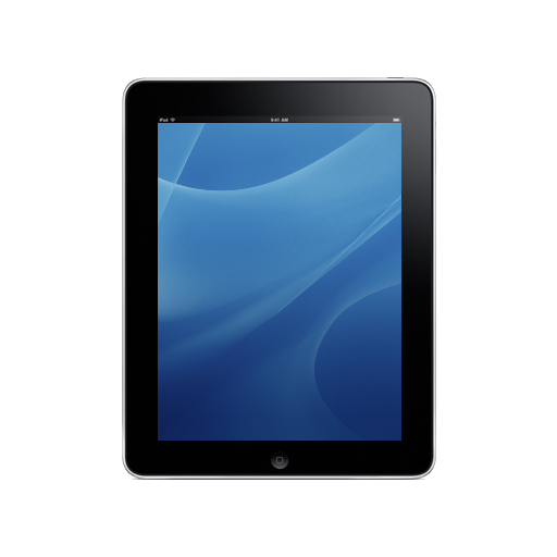 iPad Icon Black and White