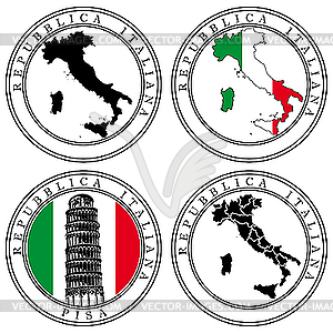 Italy passport stamp Italy passport stamp