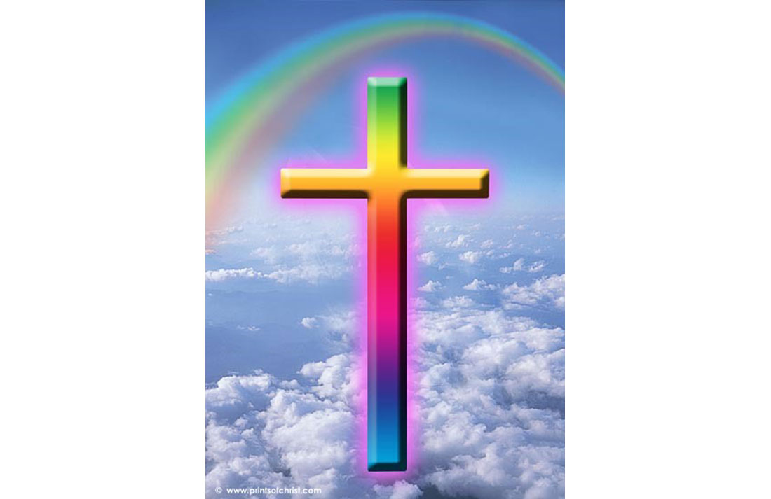 12 Photos of Rainbow Cross Graphics