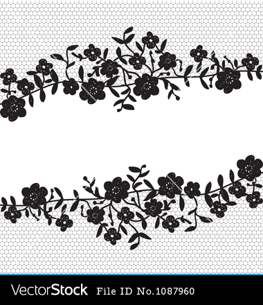 Lace Border Vector Free