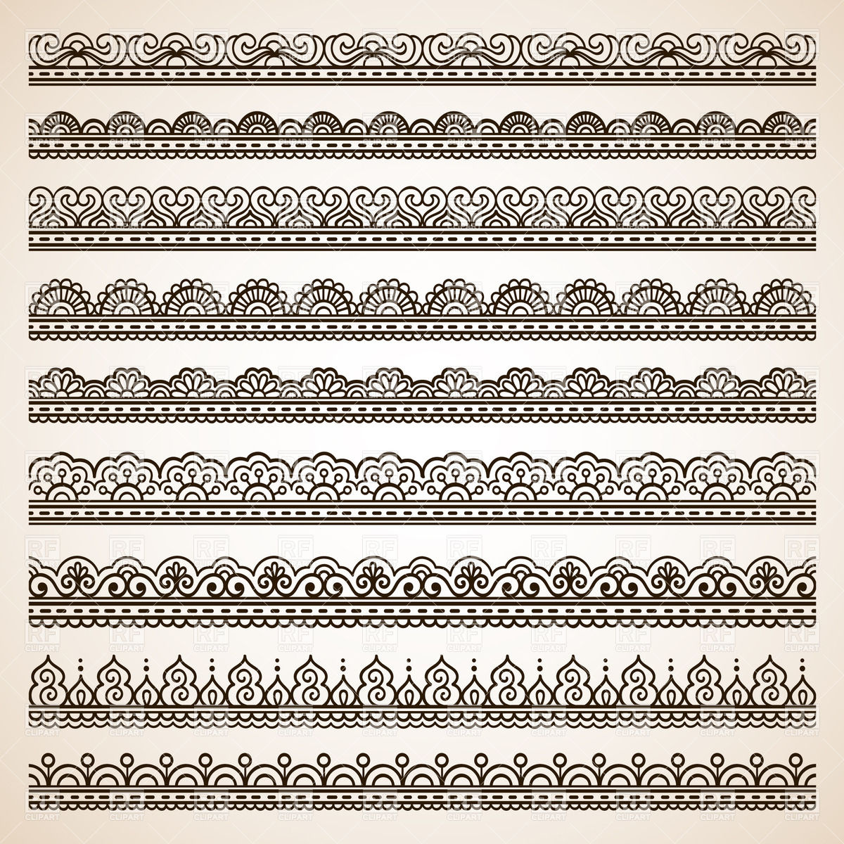 Lace Border Vector Free