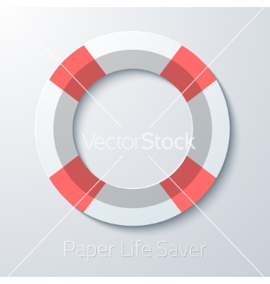 Life Saver Icon Flat