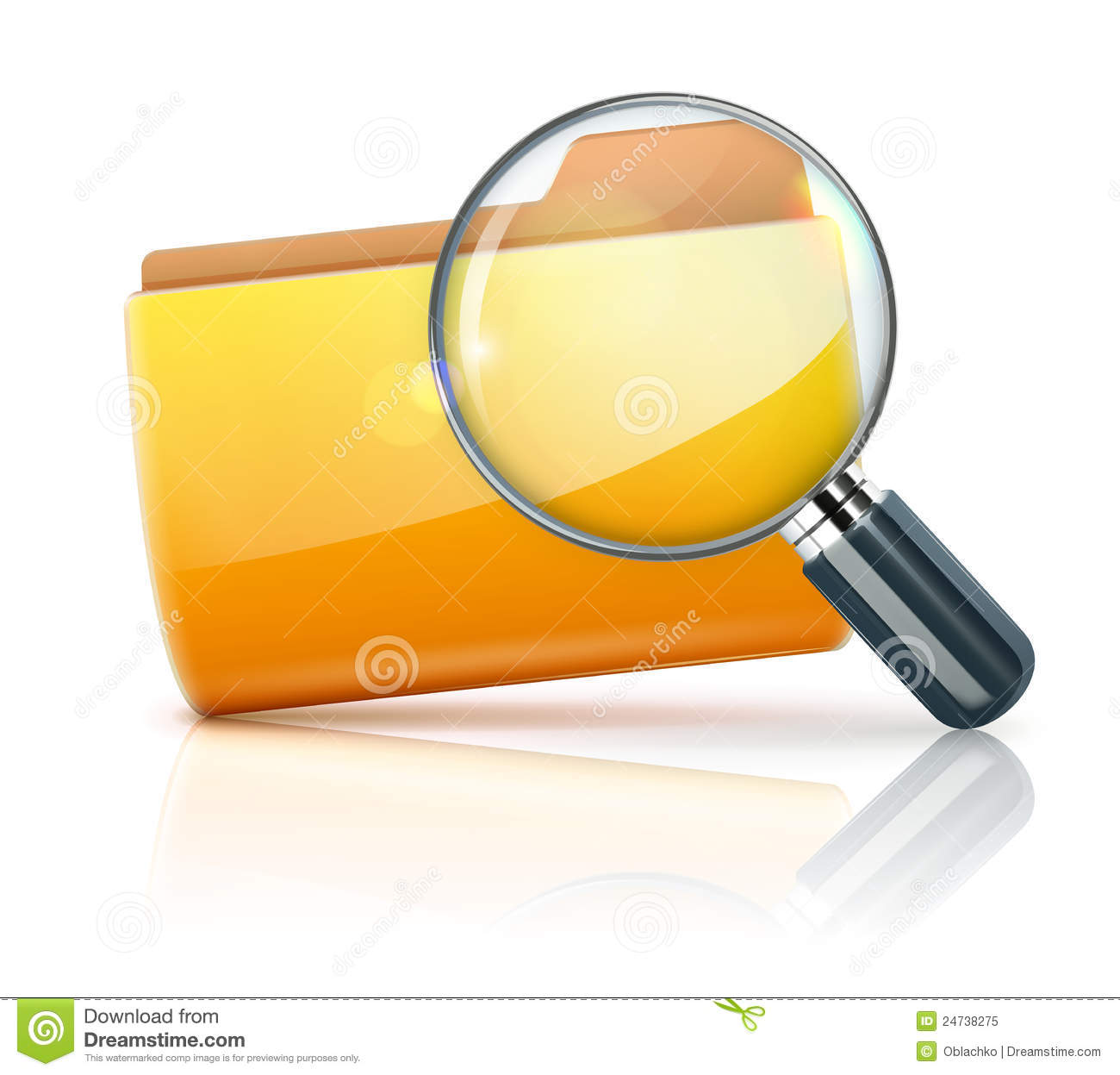 Magnifying Glass Icon Vector