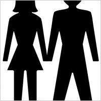 Man and Woman Clip Art