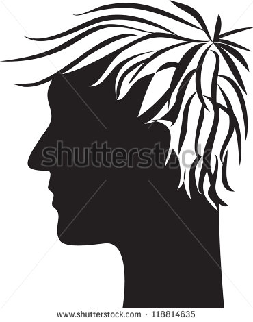 Man Profile Silhouette Head Vector